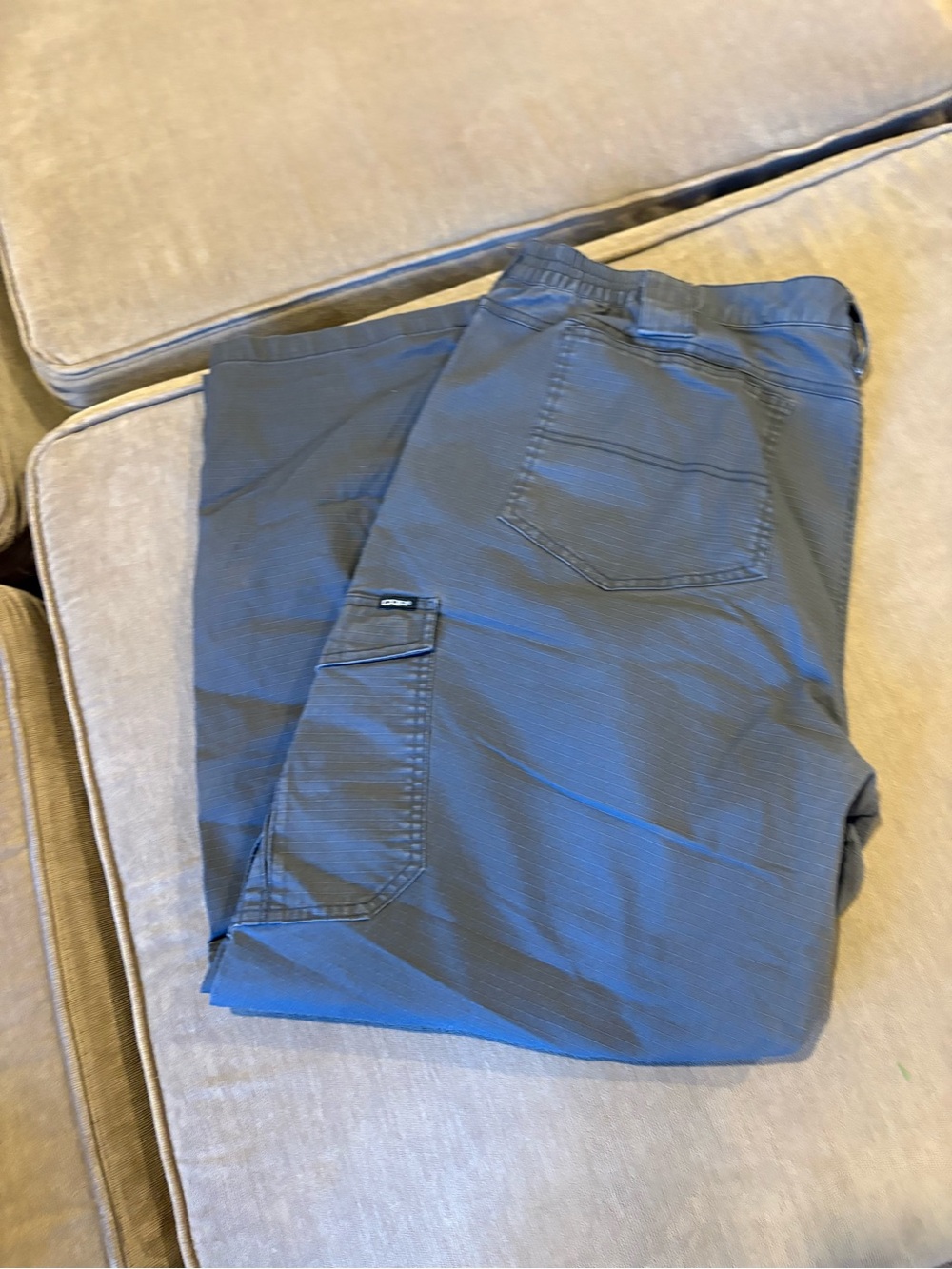 Men's  CQR Casual Utility Pants in Dark Gray